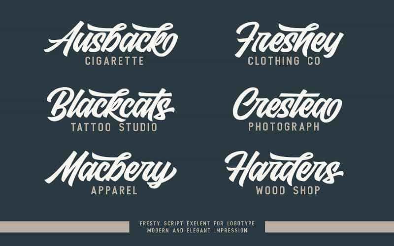 Fresty Script Font Image 2