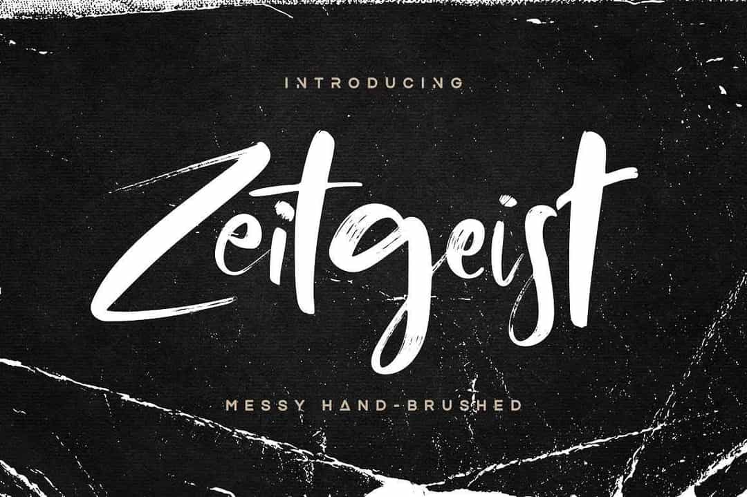 Zeitgeist Brush Font Image 1