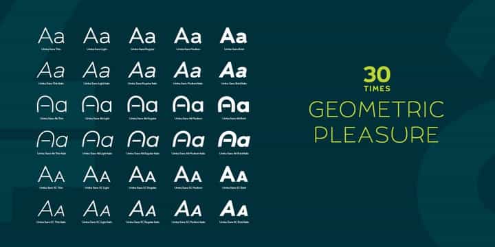 UMBA Sans Font Family Image 2
