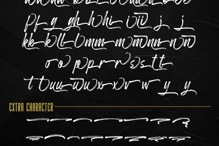 Perfect Redemption Brush Font Image 4