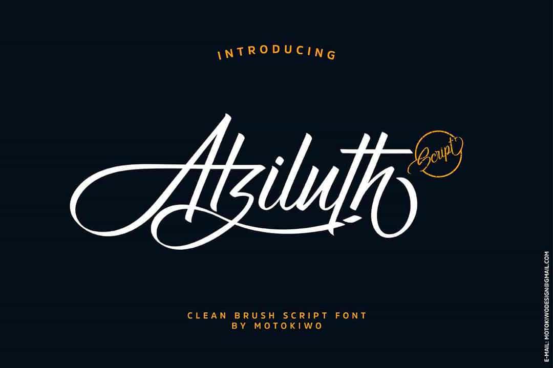 Atziluth Script Font Image 3