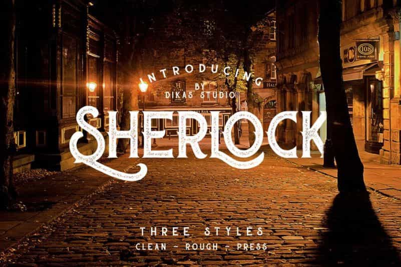 Sherlock Typeface Image 1