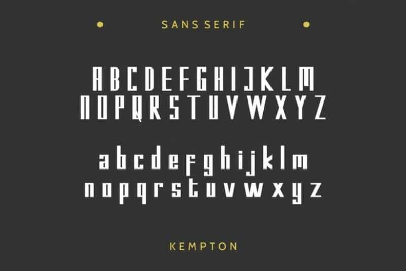 Kempton Typeface Image 2