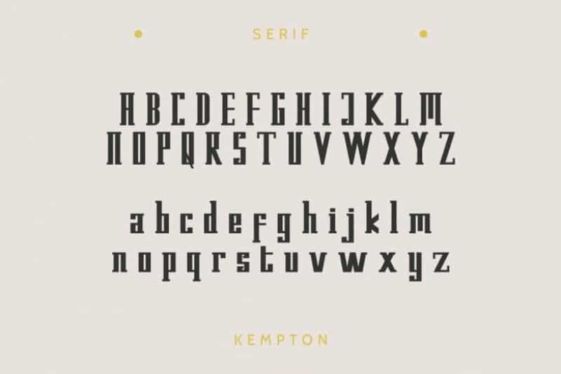 Kempton Typeface Image 3