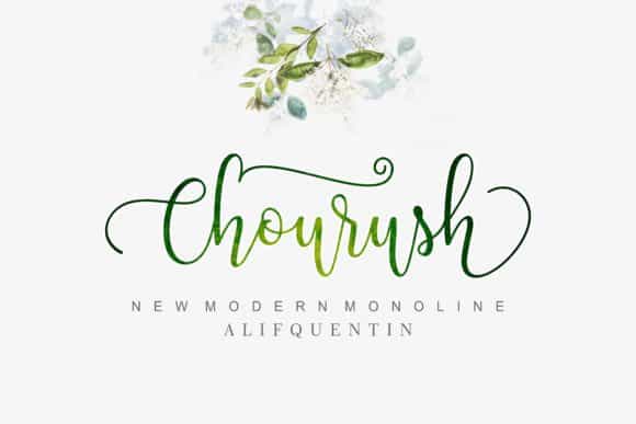 Chourush Calligraphy Font Image 1