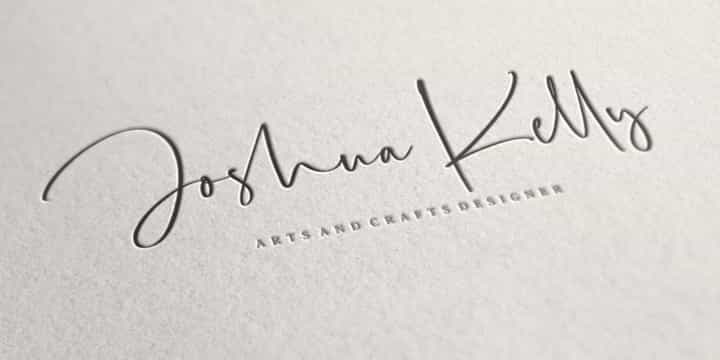 Barrington Calligraphy Font Image 2