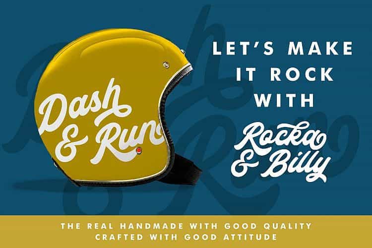 Rocka & Billy Bold Script Font Image 3