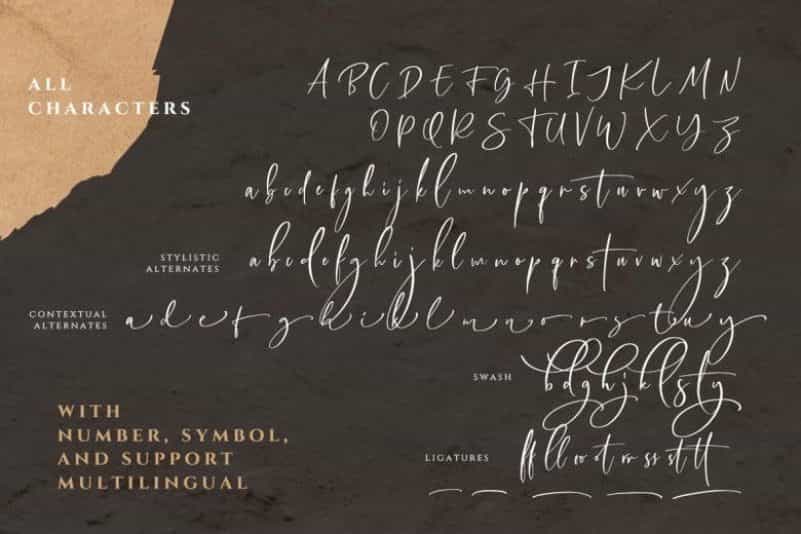 Callistera Script Font Image 3