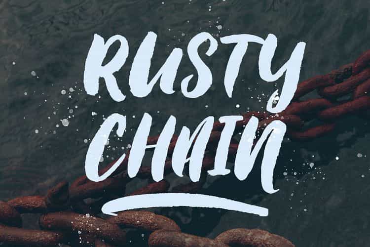 Chain Breaker Script Font Image 2