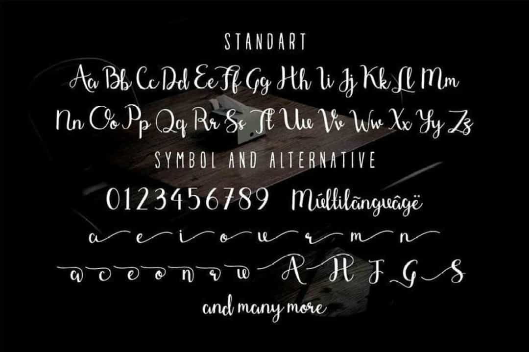 Shefilla Script Font Image 1
