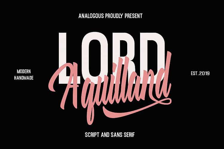 Aquilland Font Duo Image 1