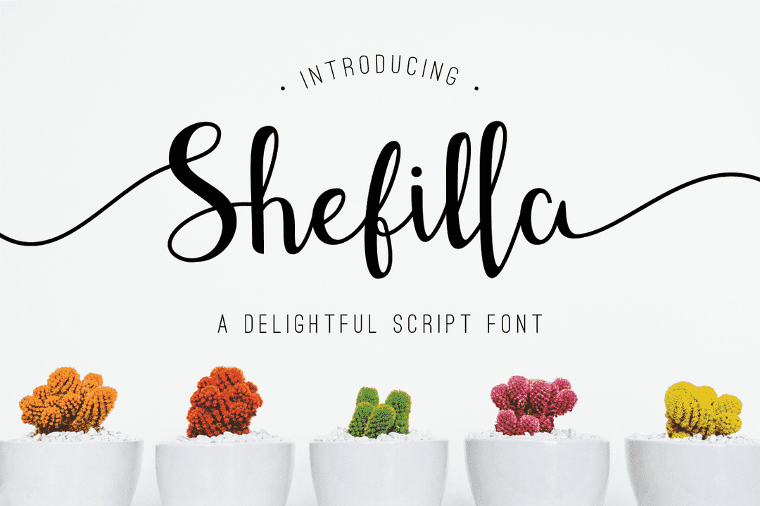 Shefilla Script Font Image 3