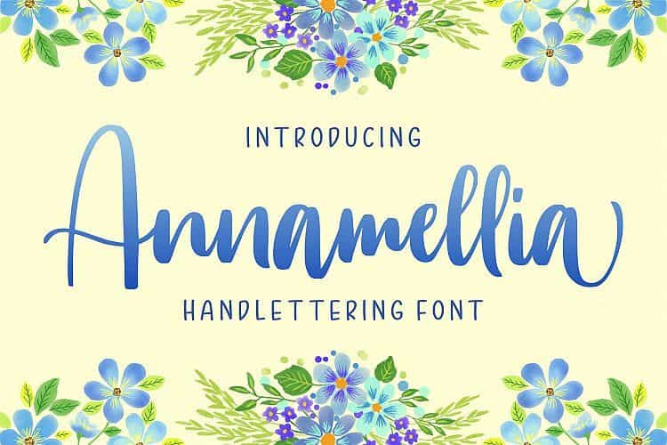 Annamellia Handlettering Font Image 1