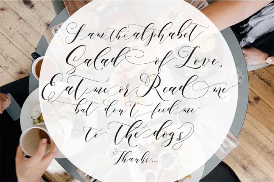 Aidan Script Font Image 6