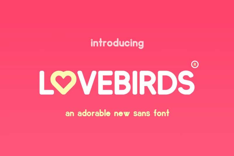 Lovebirds Sans Font Image 1