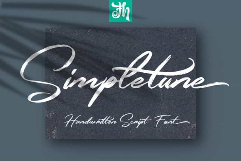 Simpletune Handwritten Font Image 1