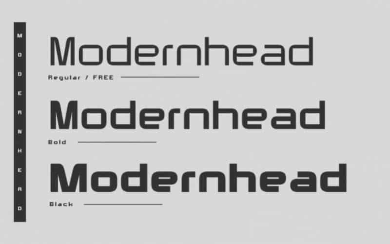 Modernhead Sans Serif Font Image 2