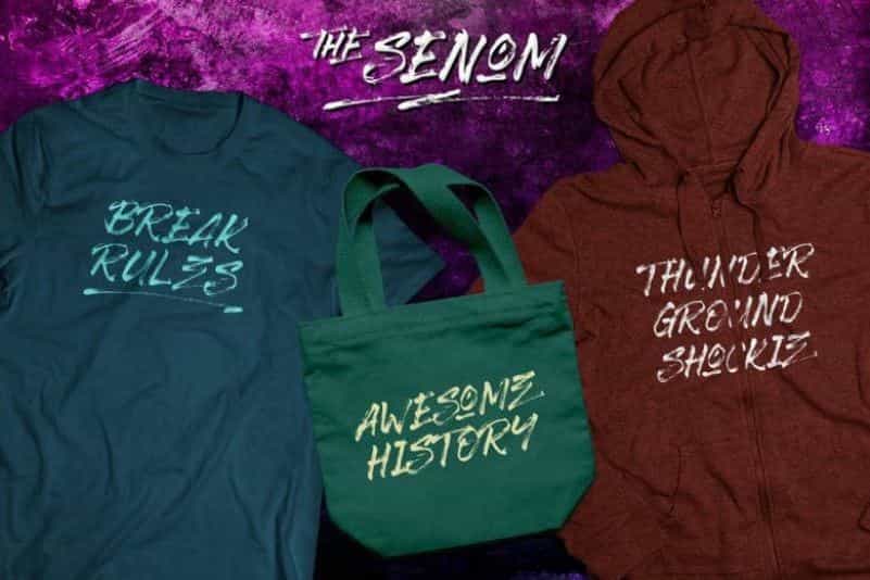The Senom Brush Font Image 3