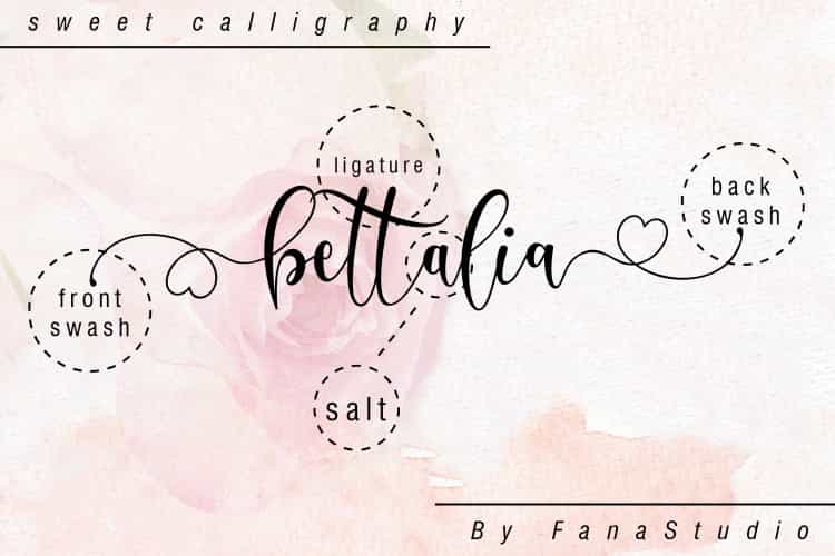 Delisha Script Font Image 3