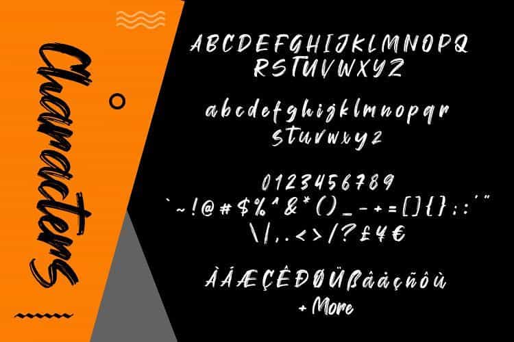 Wellfont Brush Font Image 3