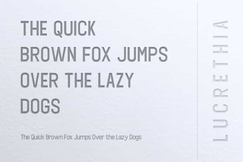 Lucrethia Sans Serif Font Image 3