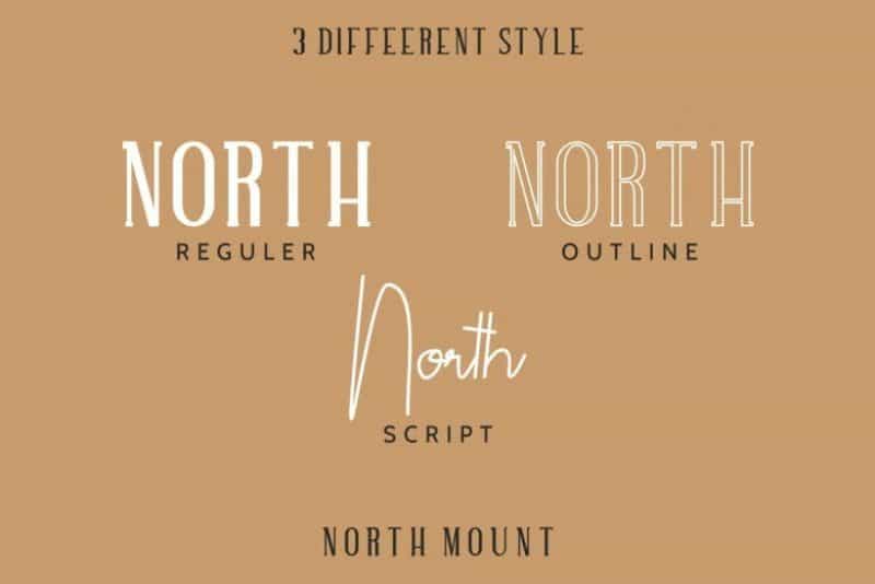 North Mount Font Trio Image 2