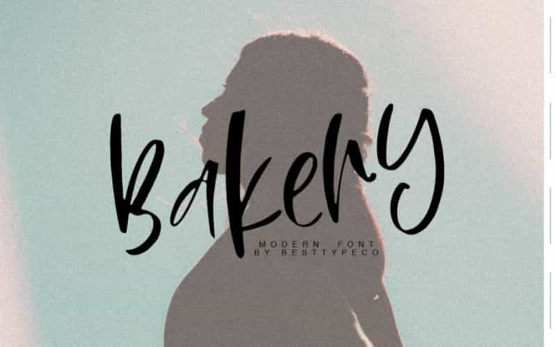 Bakery Calligraphy Font Image 1