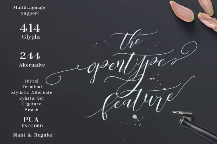 Be Grateful Script Font Image 2