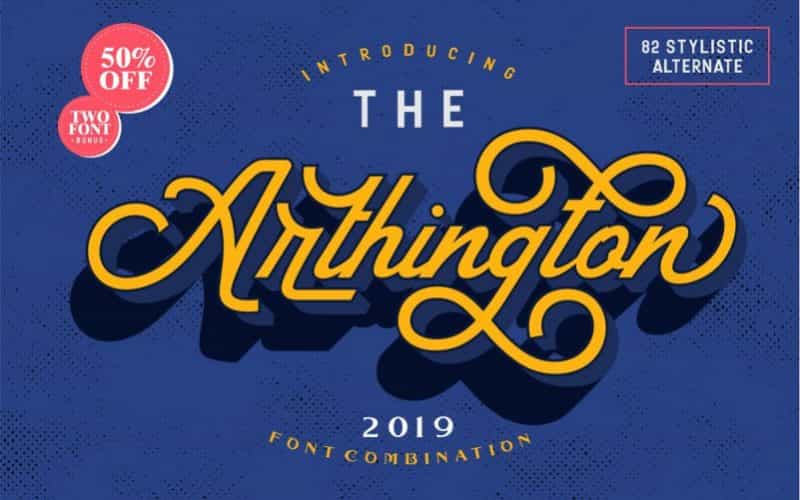 Arthington Combination Font Image 1