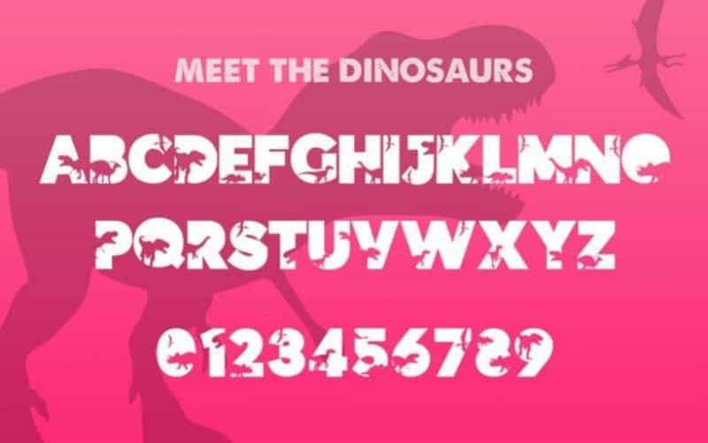Dinosauce Free Font Image 3