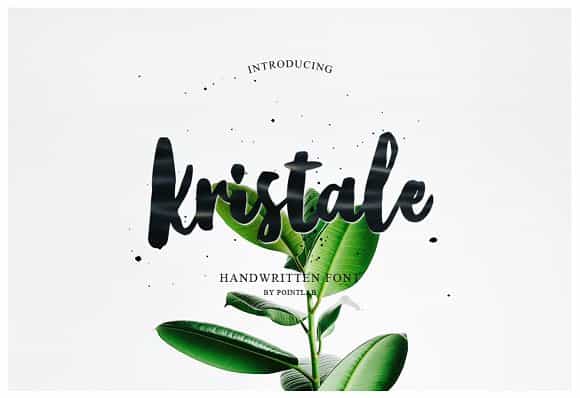 Kristale Brush Font Image 1