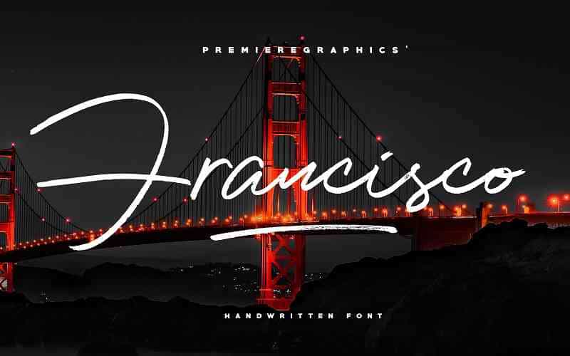 Francisco Script Font Image 1