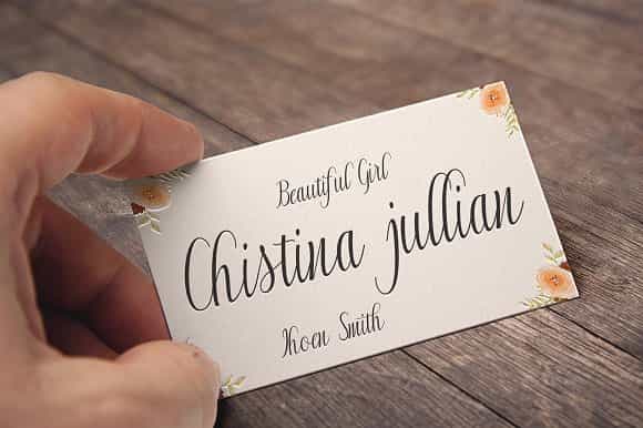 Authentic Calligraphy Font Image 2