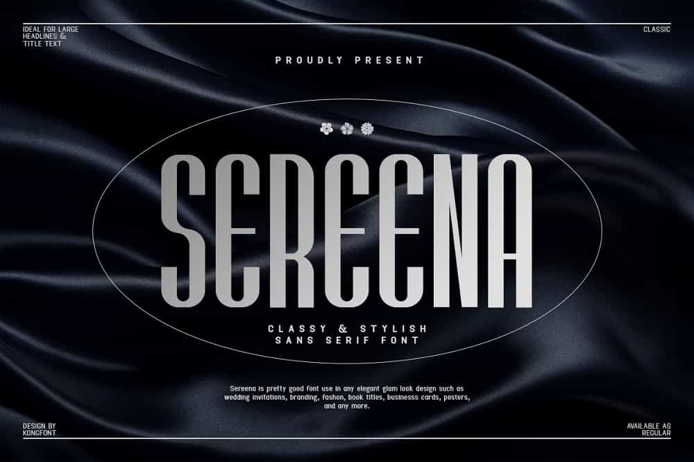 Sereena Font Image 1825