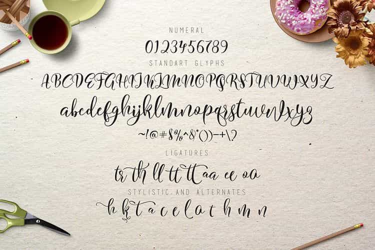Flitte Script Font Image 3