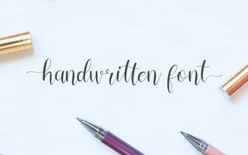 Vessia Script Font Image 2
