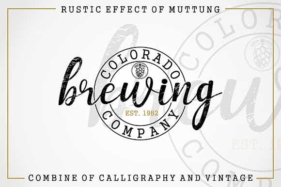 Muttung Script Font Image 3