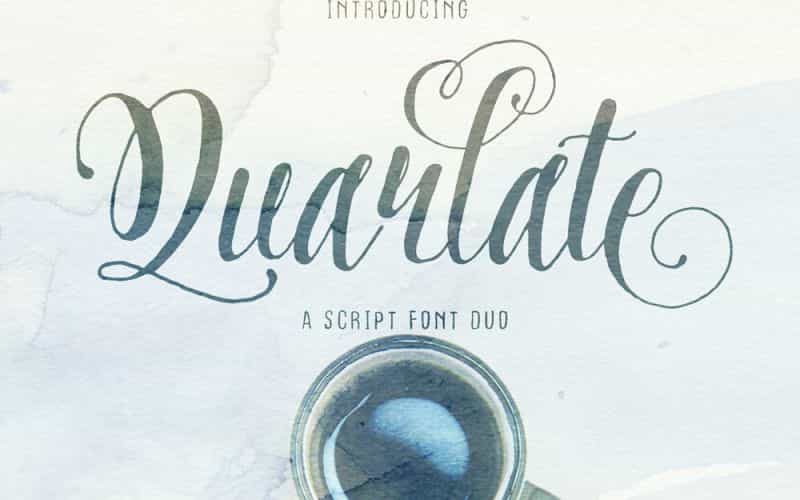 Quarlate Sans & Script Font Image 1