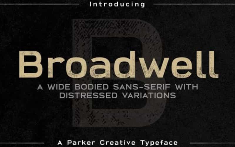 Broadwell Typeface Image 1