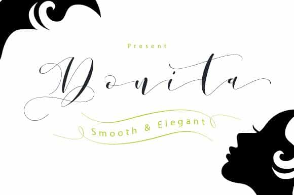 Donita Handscript Font Image 1
