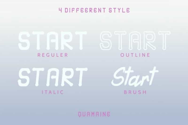 Quamaine Font Duo Image 2