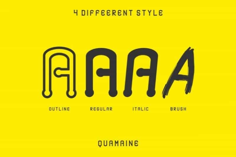 Quamaine Font Duo Image 3