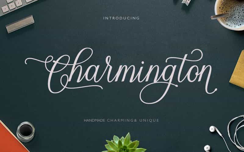 Charmington Script Font Image 1