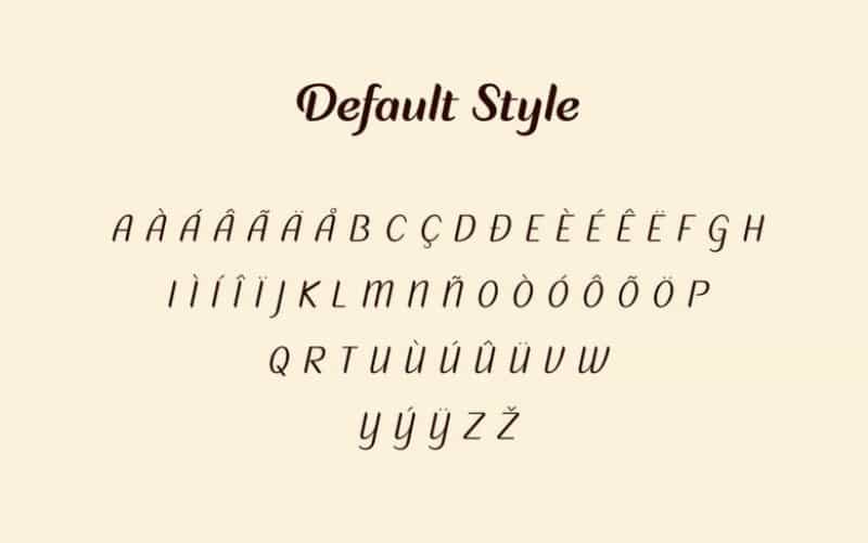 Plom Praeng Script Font Image 2