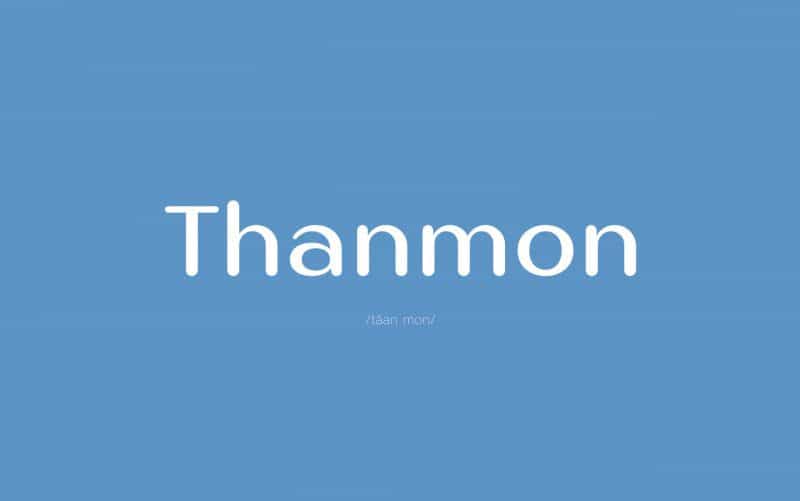 Thanmon Sans Serif Font Image 1