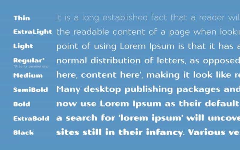 Thanmon Sans Serif Font Image 5