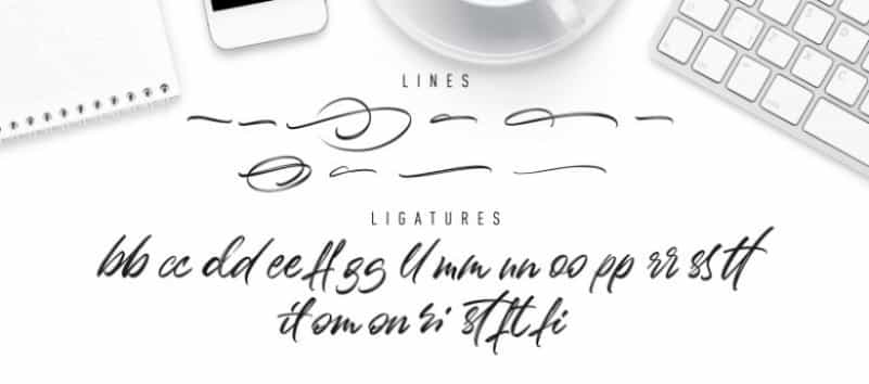 Badass Moon Brush Font Image 2