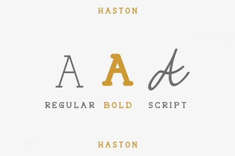Haston Classic Font Duo Image 2