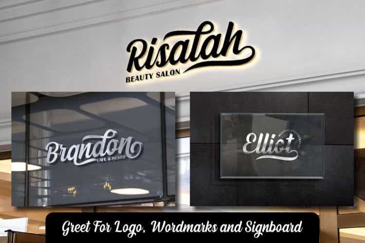 Dephiana Bold Script Font Image 3