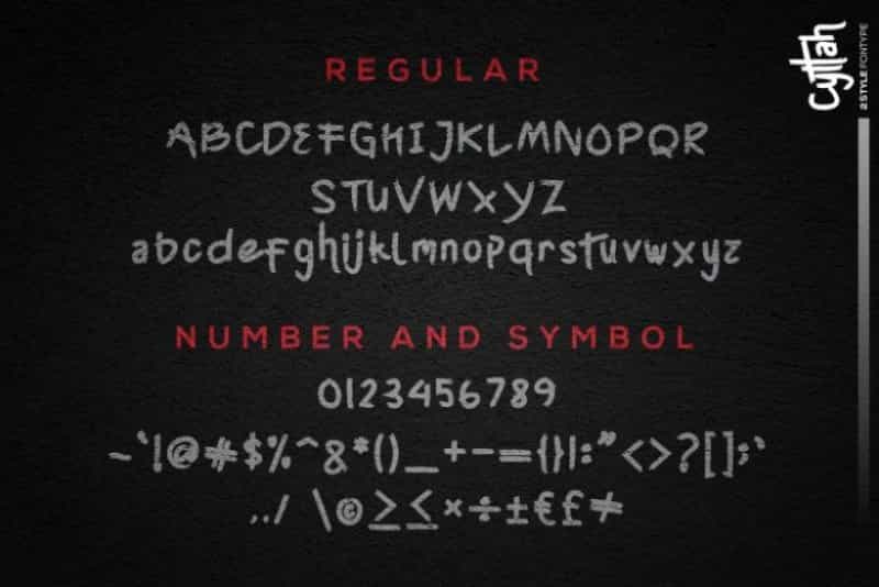 Cyttah Graffiti Font Image 3